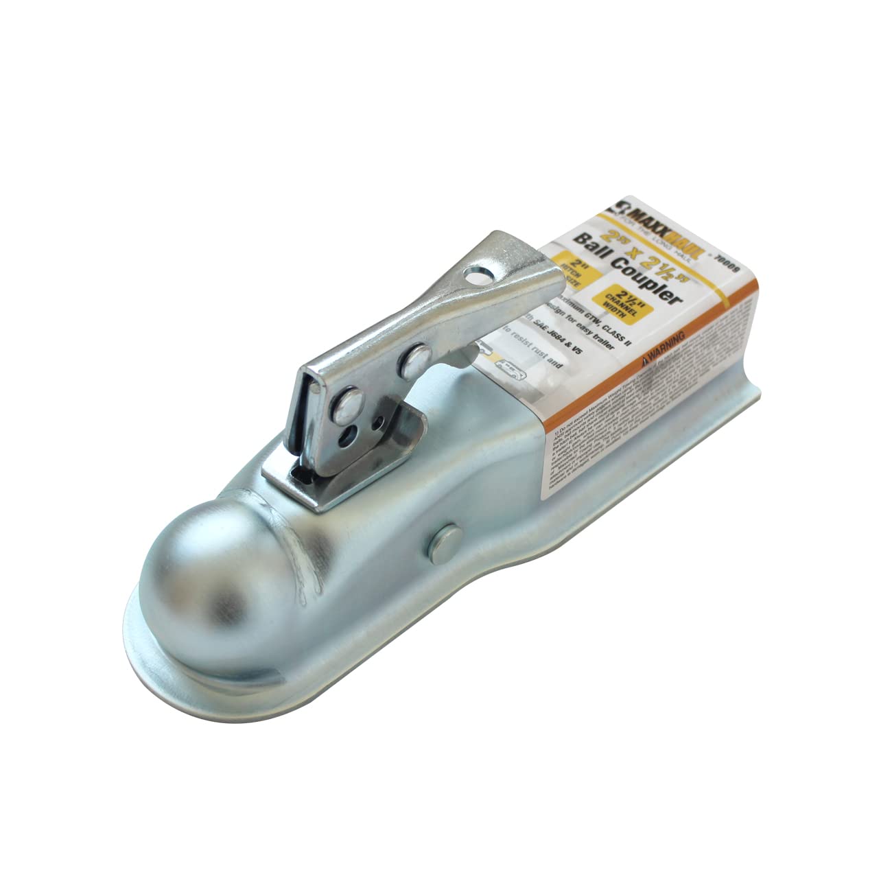 maxxhaul 70009 Bola de 2 "x 2 – 1/2" Ancho Clase II Recto Lengua Remolque acoplador