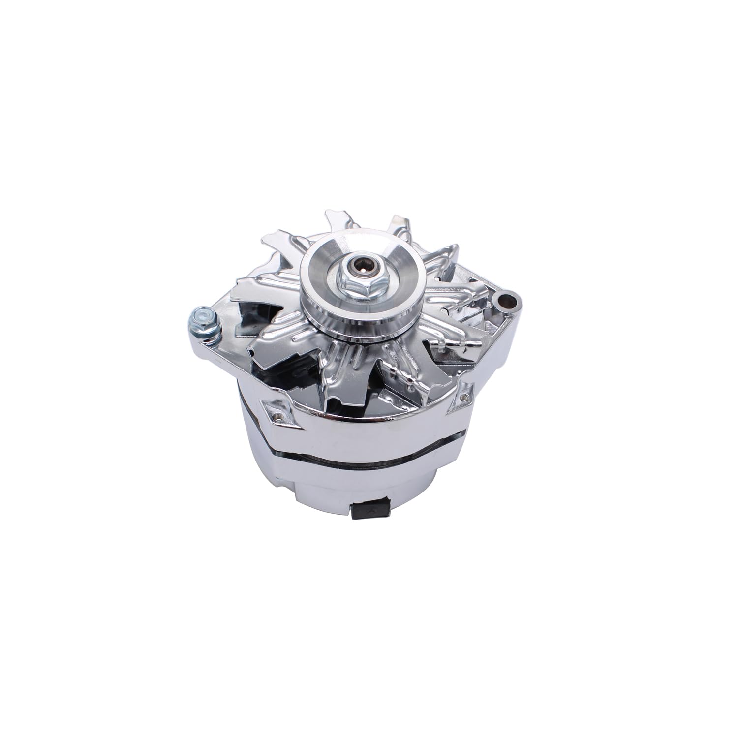 Alternateur chromé pour tige de rue 110 A 1 fil auto-excitant GM 305 350 BBC SBC