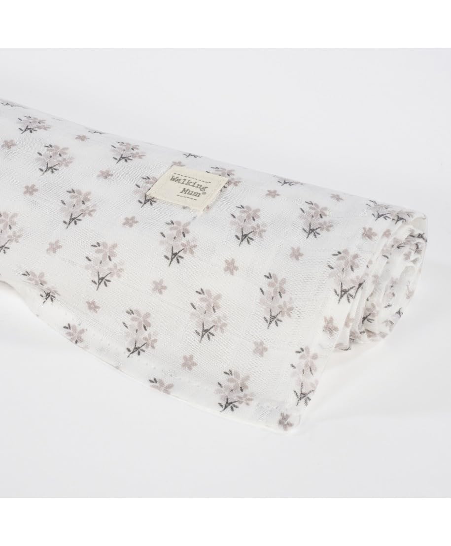 MUSELINA BOTTON FLOR WALKING MUM