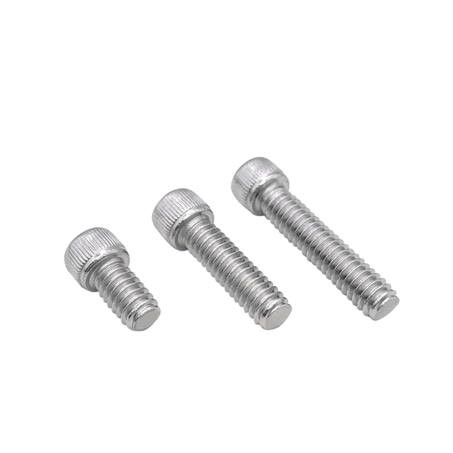 Allen Bolts Hex Socket Head Cap Screws 0-80 2-56 4-40 6-32 8-32 10-32 10-24 Size Inch Male Screw UNC/UNF Full Thread Type 100pcs(6-32 UNC,2-1/2")