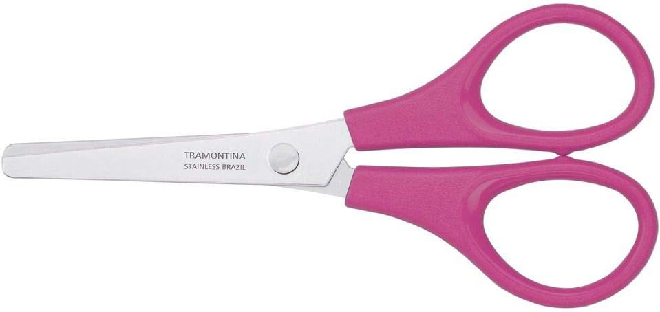 TESOURA ESCOLAR INOX 4 MONSTER MIS