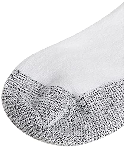 Fruit Of The Loom Mens Cushioned Durable Cotton Work Gear With Moisture Wicking Casual Sock, White, 6-12 Us(Pack Of 10) #TOP3