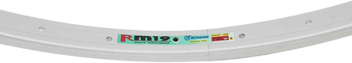 Weinmann 219 Rim, 27 x 1-1/4, 36 Hole, Silver