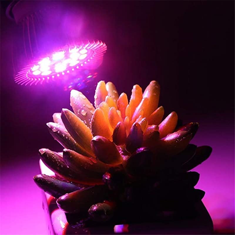 1fortunate Lights 10pcs AC85V-265V LED Cultive Light Full Spectrum 18 Leds 28 Leds E27 LED Bombilla de Crecimiento for Plantas de Flores de hidroponía Interior. LED Lámpara de Crecimiento