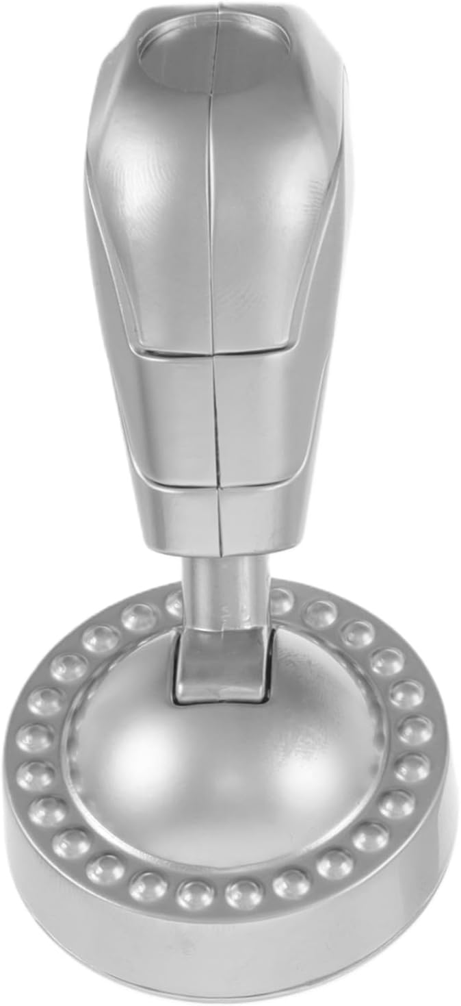 Car Start Button Joystick Cover, Metal Silver for Engine Push Start