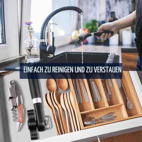 Foto von Manueller Dosenöffner Ohne Scharfe Kanten - Sicherheits-Handheld Mit Flaschenöffner für Alle Arten von Lebensmitteln in Dosen