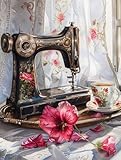 macchina da cucire wertheim diamant 【FAI DA TE AGGIUNGI PIÙ DIVERTIMENTO ALLA VITA】: Questo kit di pittura a diamante può migliorare la capacità pratica, ridurre lo stress e alleviare le emozioni, provare un senso di realizzazione, aumentare l'autostima e coltivare la pazienza, facilitare lo sviluppo del cervello e aggiungere più divertimento alla tua vita