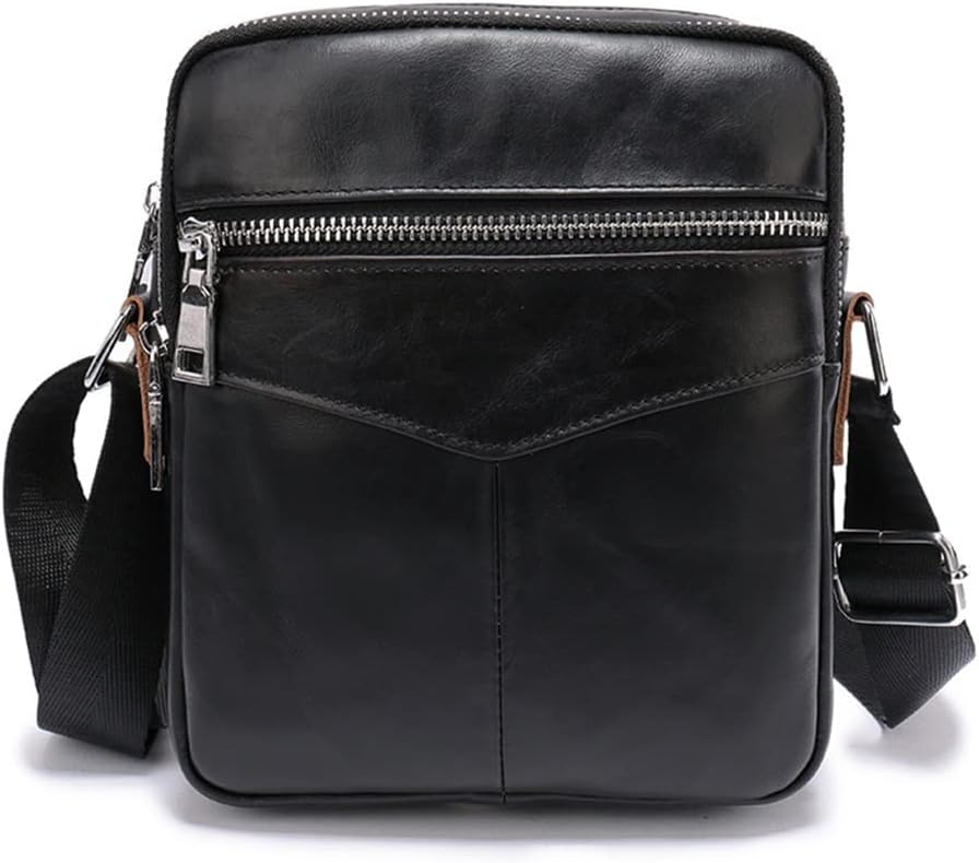 Retro First Layer Leather Wear-resistant Casual Multi-male Crossbody Bag Single Shoulder Bag Men's Bag