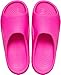 Crocs Unisex-Adult Mellow Recovery Slides, Pink Crush/Wave Texture, 10 Women/8 Men