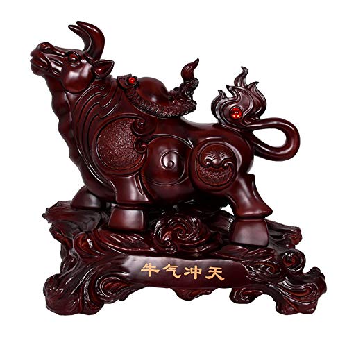Cadeaux d'investisseur en bourse sous forme de statue de vache en résine