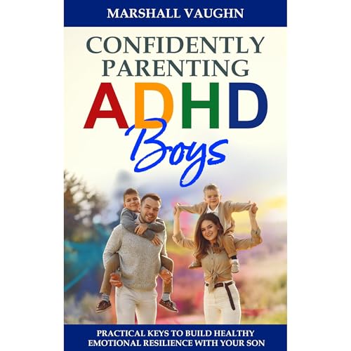 Confidently Parenting ADHD Boys Audiolibro Por Marshall Vaughn arte de portada