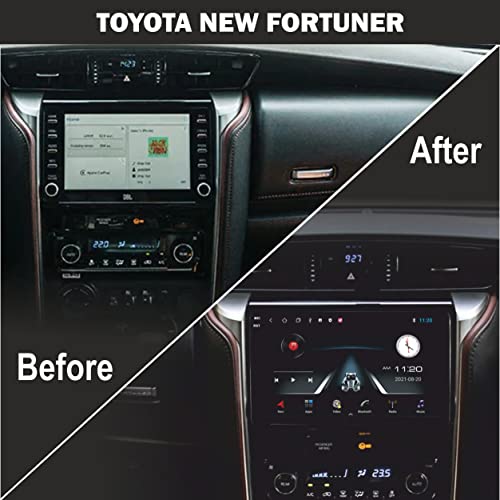 Image of 9 Inch Android Car Stereo for Toyota New Fortuner | 2GB+32GB | Full HD Display | WiFi | GPS | Bluetooth | SWC | Frame & HD Reverse Camera | Coupler Fit | 1 Year Warranty