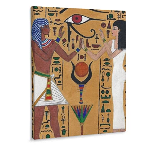 Art Posters Ancient Egypt Papyrus Wall Pictures For Bedroom Indie Room Decor Wall Art Paintings Canvas Wall Decor Home Decor Living Room Decor Aesthetic 24X32Inch(60X80Cm) Frame-Style #TOP11