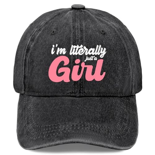 I'm Literallys Just A Girls Tennis Hat for Men's Adjustable Cap