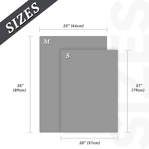 Miniatura 7 de Alfombrilla Vivaglory de microfibra para arena de gatos, diseño en 3D, atrapa todo tipo de arena, de 78x50 cm ó 89x63 cm, con parte trasera