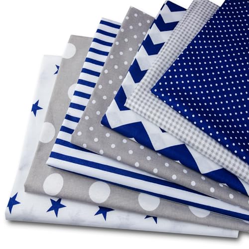 Tela algodon Telas Patchwork 7 piezas 50 x 80 cm - Retales...