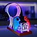 YuanDian Gamer Gifts for Teenage Boy, Can't Hear You I'm Gaming Headset and Controller Stand, Acrylic Wooden Controller Holder with Blue Pink LED Night Light, Desk Decor Gift