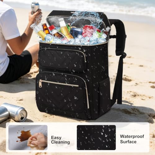 Image of Backpack Cooler Insulated Leakproof, Soft Cooler for Outdoor Camping Hiking