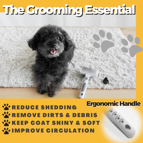 Urbaner Self Cleaning Slicker Brush For Dogs And Cats, Removing Matted Fur, Combing Undercoats And Dog Massage,Safe And Professional Deshedding Brush Pet Supplies, Ct-32 #TOP4