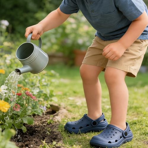 Image of vibdiv Boys Girls Clogs Kids Garden Shoes Unisex Child Cartoon Slides Sandals Beach Slipper Indoor Outdoor(Toddler /Little Kids /Big Kids)