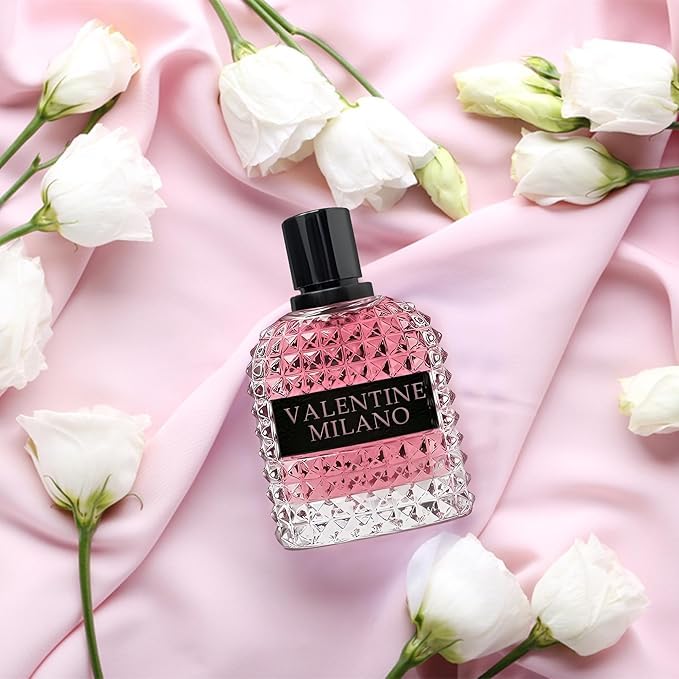 Miniatura 5 de Set de regalo de perfume Valentine Milano y Sarah Candy para mujeres EDP  (3.4oz x2) Set de perfume de fragancia almizclada de vainilla y cítricos