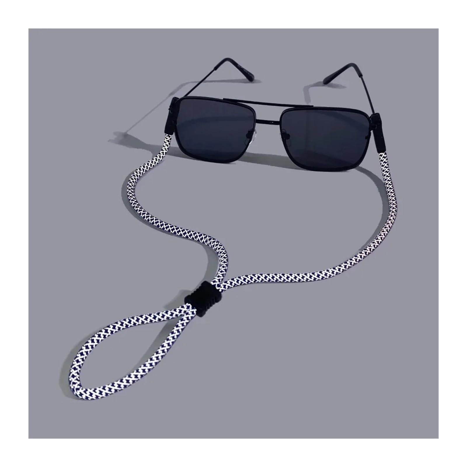 10pcs Non-Slip Sunglasses Rope Per Occhiali | Reflective Lanyard Strap Eyewear Cord Holder with Adjustable Buckles Glasses Neck Cord