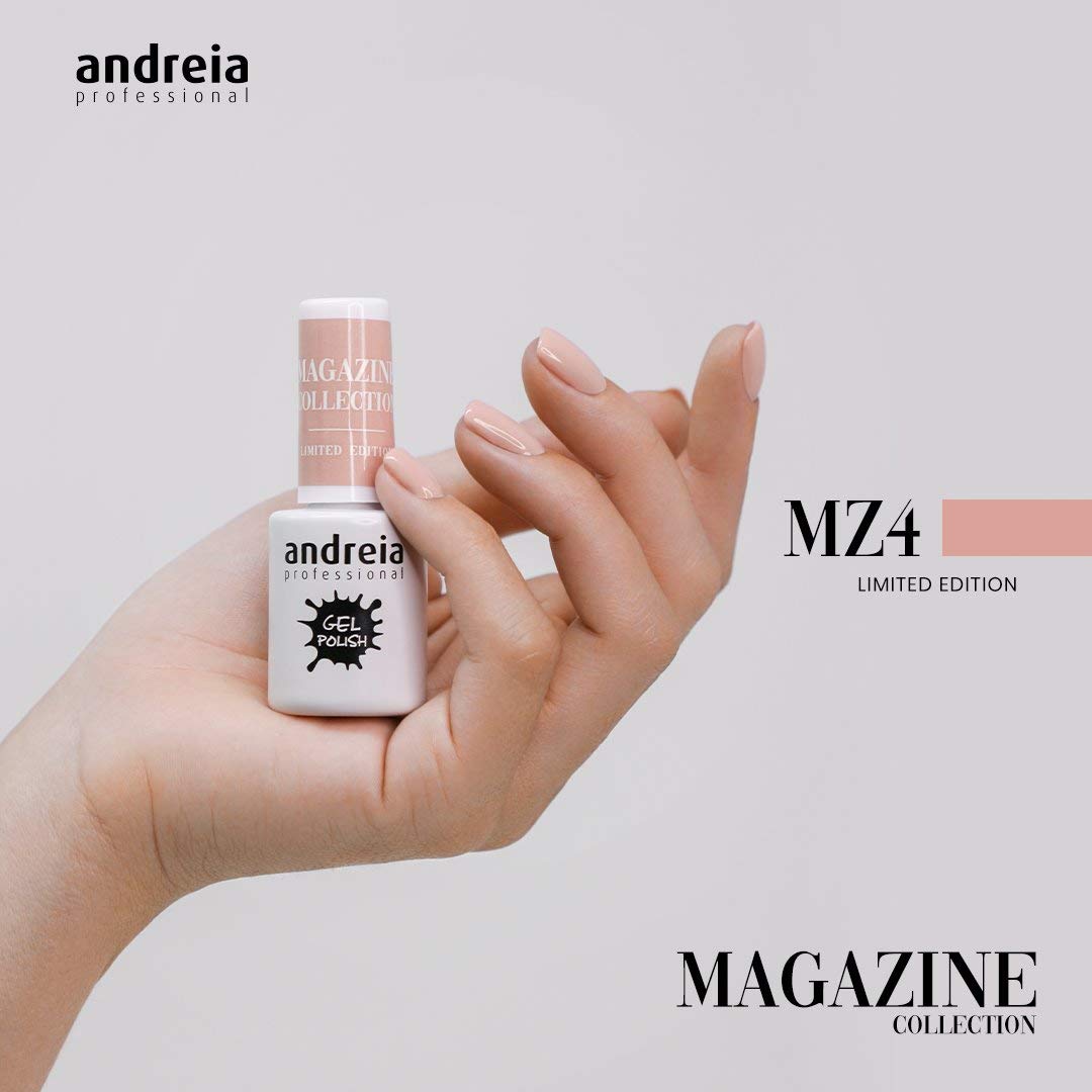 Andreia Pintauñas Semipermanentes – Esmalte Semipermanente Profesional para Uñas de Gel - Manicura con Brillo Intenso que Dura Hasta 4 Semanas - Color MZ3 Coral Neón - 10,5ml — view 96