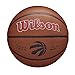 Wilson Pallone da Basket NBA TEAM COMPOSITE BSKT, Utilizzo Indoor/Outdoor, Pelle Composita, Misura 7, Marrone (Toronto Raptors)