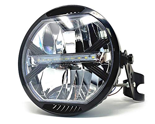 LED Motos Faro 7" con Soportes para Project Café Corredor O Streetfighter...