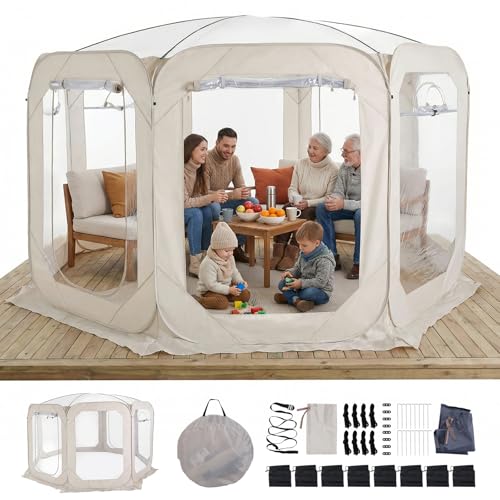 Carpa Globo Jardín Portátil para 6 Personas miniatura 7