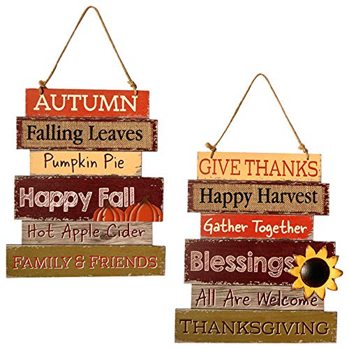 Thanksgiving and Harvest Blessings Signs