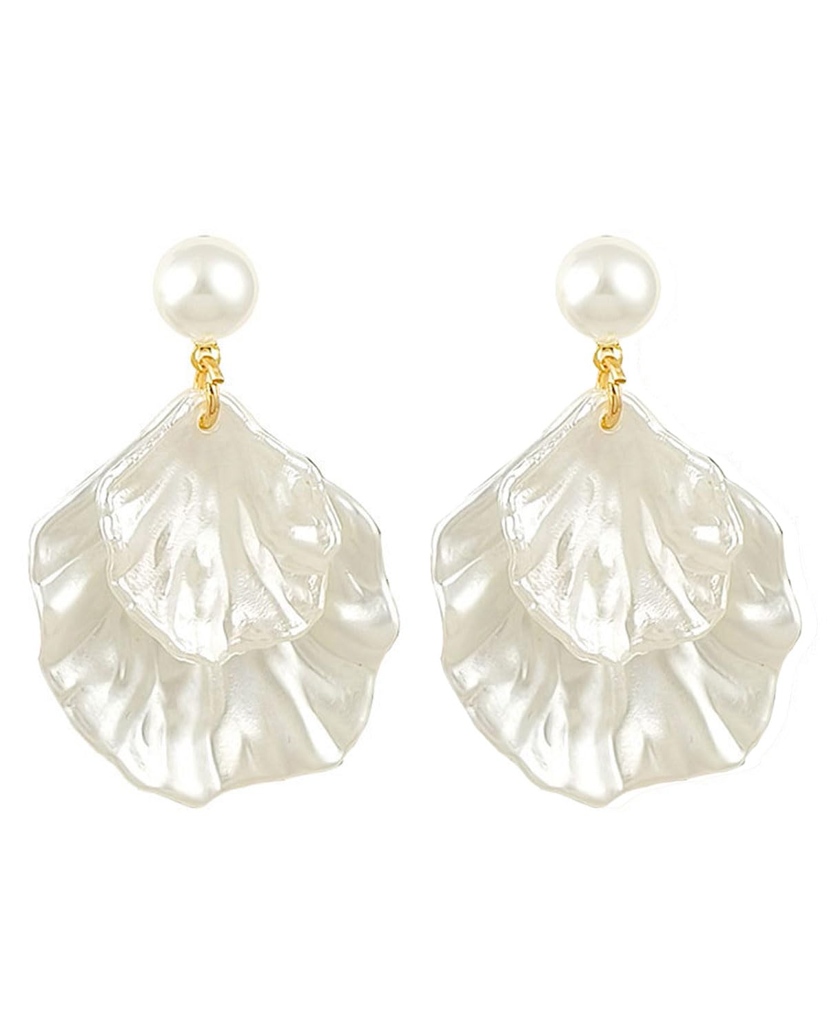 Cimenexe Orecchini Vintage A Smerlo Orecchini A Perla Orecchini A Goccia Conchiglia Bianca Orecchini Dichiarazione Bohemien Gioielli Per Donne E Ragazze