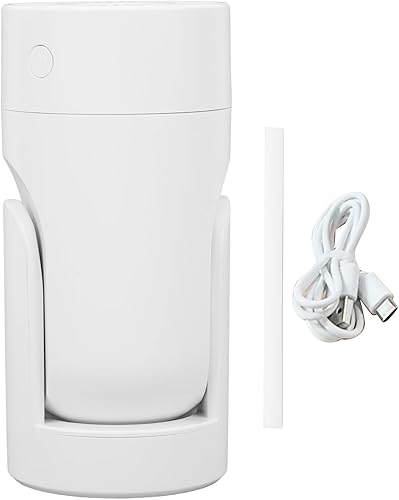 Miniatura 6 de Humidificador USB portátil negro con ángulo, humidificador de escritorio silencioso de niebla fría para viajes, humidificador de automóvil con