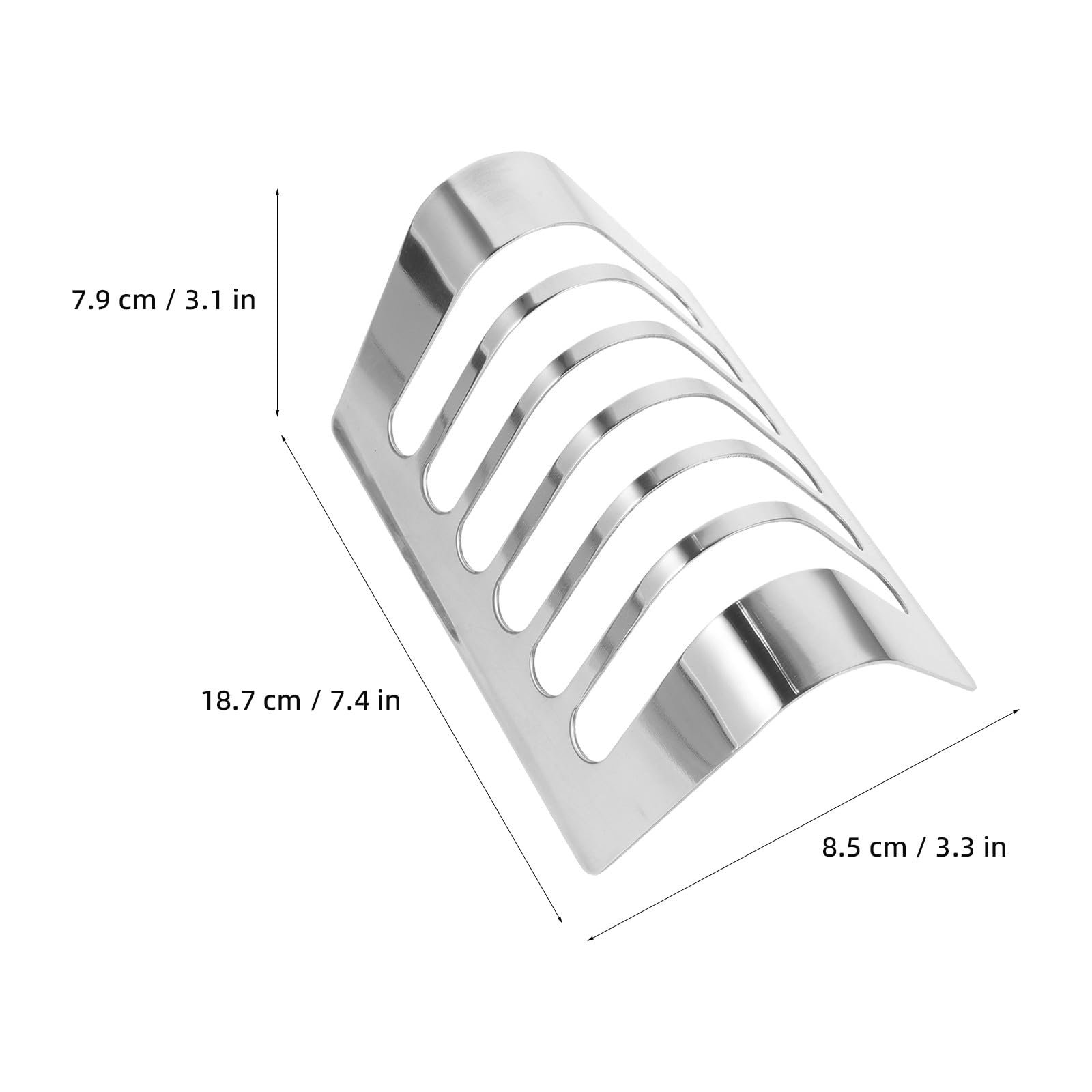 INOOMP 2 Griglie per Toast in Acciaio Inox, Porta Sandwich a 5 Scomparti