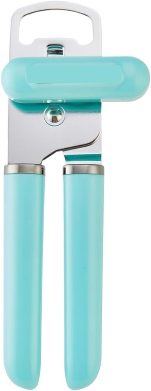 Professional Can Opener and Bottle Opener with Easy Turn Knob Ergonomic Grip Compact Kitchen Tool High Carbon Stainless Steel