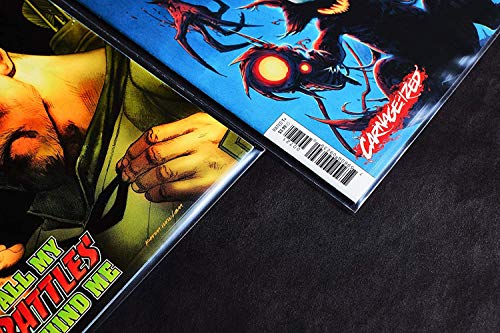 Image of Big Fudge Comic Book Bags and Boards - Comic Book Storage Sleeves - Resealable Toploader Bag Plastic Protector Sleeves - Hard Backing Board - Cover Protectors - Comics After Silver Age or Gold Age