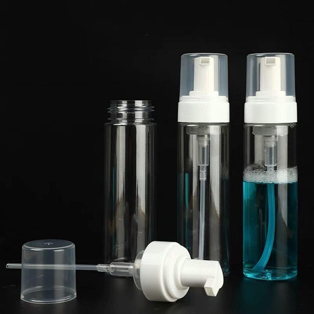 Grab Kart Foaming Dispenser Bottle 150 ml | Transparent Empty Foam Pump Bottle Refillable | BPA-Free, Plastic Bottles | Reusable, Portable, Foam Container (Pack of 1) - Image 5 thumbnail