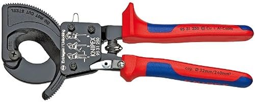 Miniatura 2 de KNIPEX Cortador de cables de trinquete y cortador de cables de servicio pesado Klein Tools
