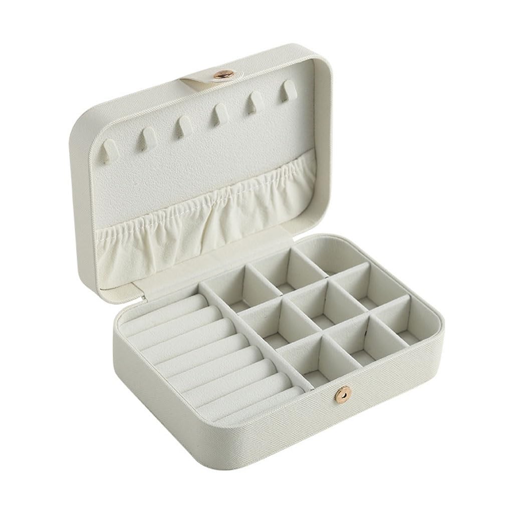Jewelry Box Organizer Light Luxury, Exquisite And Creative Gift, Pastoral Style Jewelry Box, Simple Small Jewelry Storage Box Jewelry Organizer Small (C)