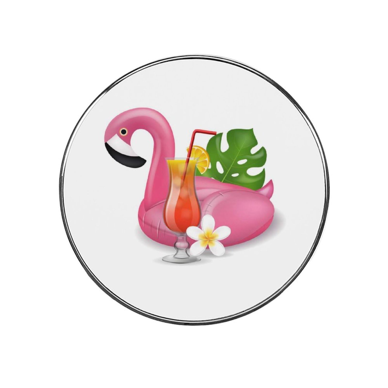 Flamingo Alloy Fridge Magnet For Office Cabinet Refrigerator Whiteboard Photo