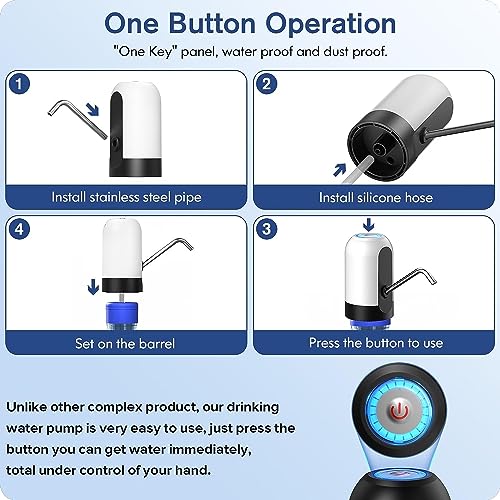 CRENTILA-Water-Dispenser-Universal-Automatic-20-Litre-Bottle-USB-Rechargeable-Portable-Water-Drinking-Pump-Electric-Drinking-Water-Jug-for-Home-Godowns-Office-Kitchen-Camping-Travelling
