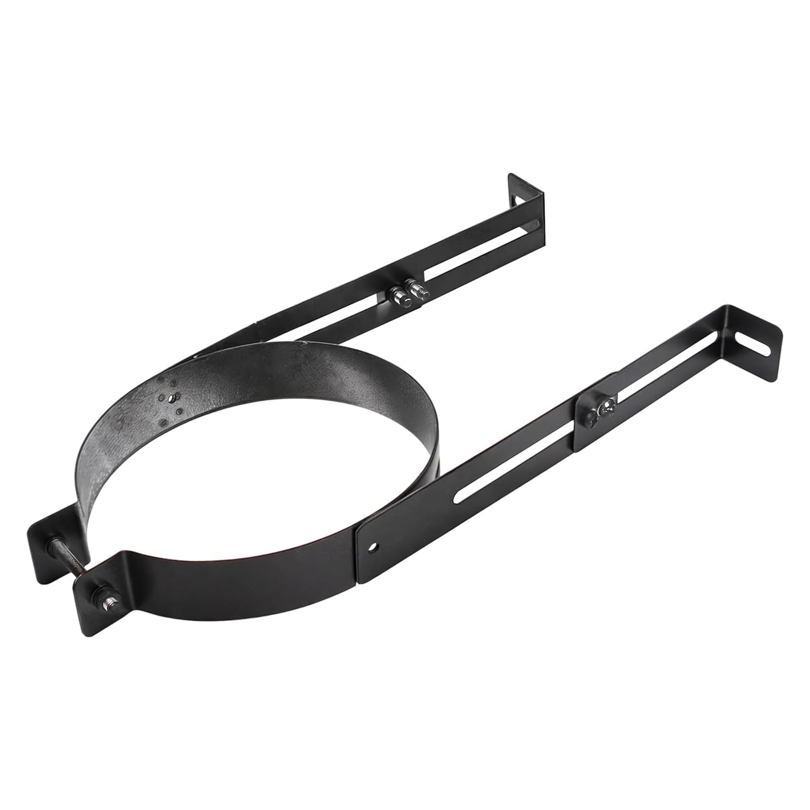 Elnwnnkc 125 Diameter Strength Adjustable Chimney Pipe Clamps For Portable Fireplaces Wall Portable Fireplaces Flue Liners Clamp