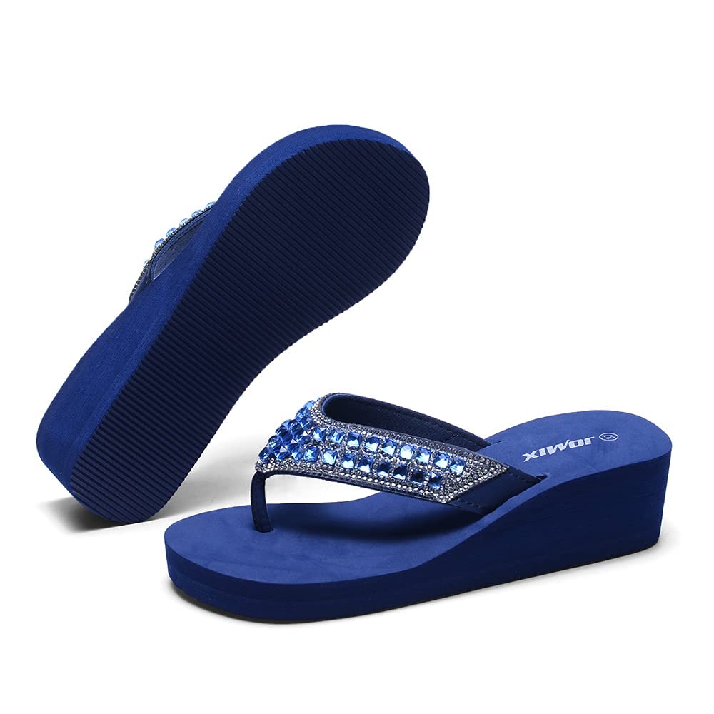 JOMIX Infradito Donna Eleganti Ciabatte Zeppa Casa Mare Piscina