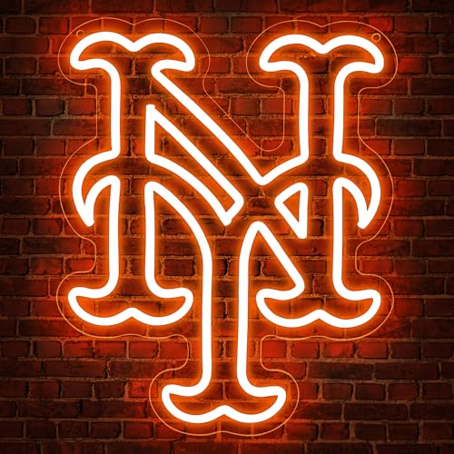 Image of Baseball Neon Sign for Wall Decor Sport Team LED Neon Light for Man Cave | Cool Wall Ornament For Dormitory, Bar, Club, Wonderful Birthday Gift For Baseball And Sports Fans