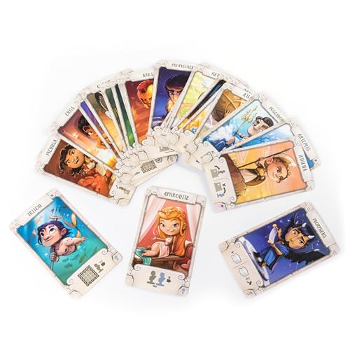 Santorini, Strategy Family Board Game 2-4 Players Classic Fun Building Greek Mythology Card Game, for Kids & Adults Ages 8 and up