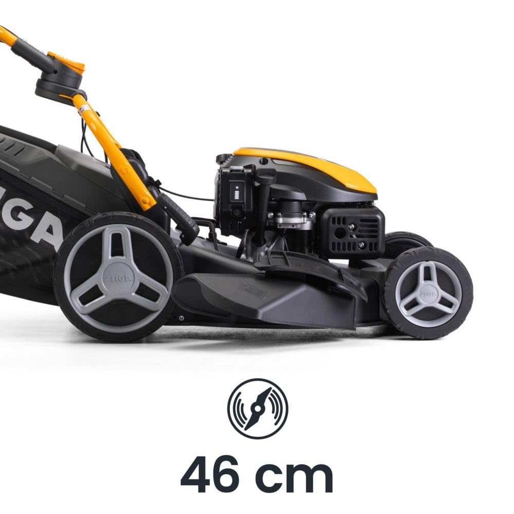 Stiga Collector 748SE Cortacésped de gasolina 4 en 1 autopropulsado de cuatro ruedas 46cm