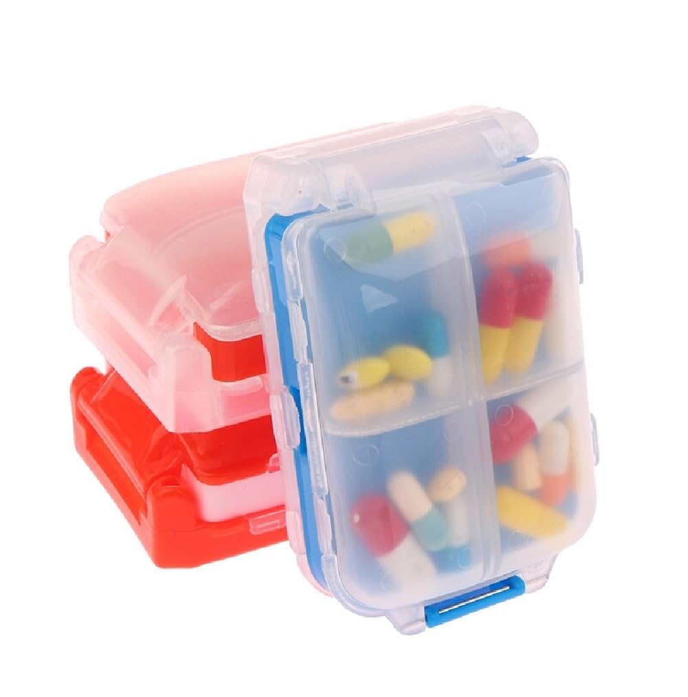 Prostuff.in Health Care Travelling Organizer Portable Three Layer Medicine Pill Box 1 Pcs Multicolor-image-47