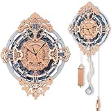 ROKR 3D Wooden Puzzles for Adults, Wooden Puzzle Clock, Mechanical Building Model Kits, DIY Model Kits Brain Teaser Puzzles, Crafts/Hobbies/Gifts for Teens (Romantic Notes Clock)