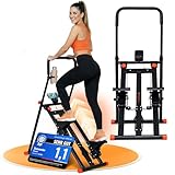 Stairmaster für Zuhause – Movana Treppensteiger Fitnessgerät mit 3 Schwierigkeitsstufen, Testsieger, Handy- & Flaschenhalter, Cardio & Kraft, Stair Climber Stepper Heimtrainer, Ganzkörpertraining