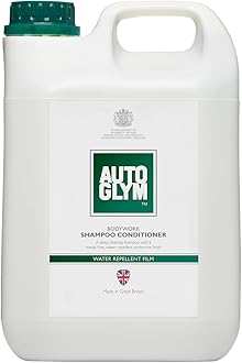 Autoglym Bodywork Car Shampoo Conditioner, 2.5L - Low Foam Car Shampoo For All Bodyworks - pH Neutral, 125 Washes, Wax Safe Formula for Car Cleaning and Car Detailing - Concentrated Car Wash Shampoo